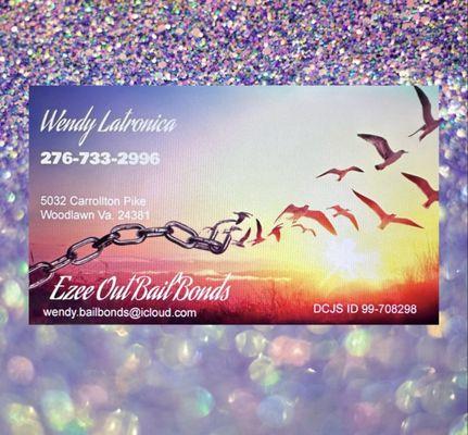 Wendy's business card!