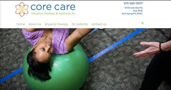 visit our website CoreCareTherapy.com