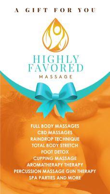 Highly Favored Massage