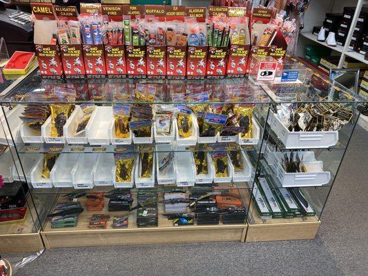 Duck, antelope, kangaroo, alligator, Ostrich, bison, venison, elk, turkey, beef etc We also carry knives