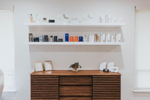 We offer a wide variety of medical-grade skincare products from brands such as Alastin Skincare, skinbetter science, iS Clinical, and more!