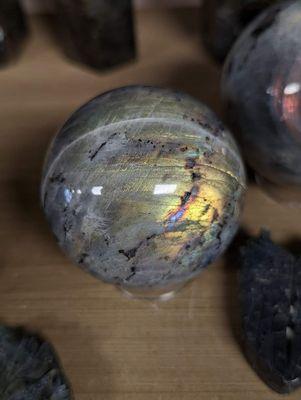 Labradorite sphere