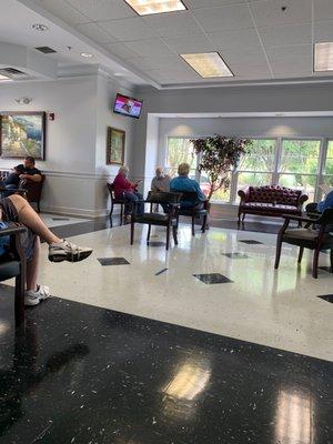 The new normal: socially distancing in the waiting room