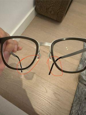 The right rim is clearly twisted inward (left as in picture)