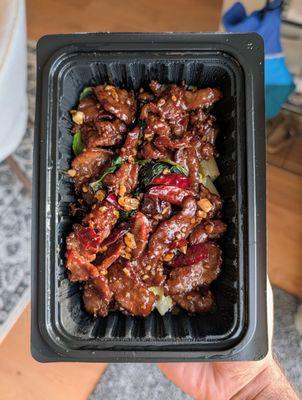 Seven Flavor Beef - tasty, savory, just a little bit of heat! IG - @bilalandjesseatfood