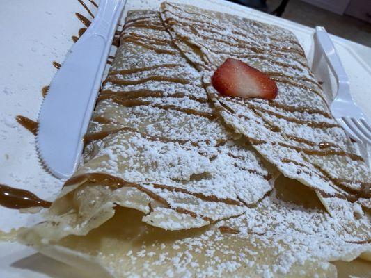 Cookie butter crepe