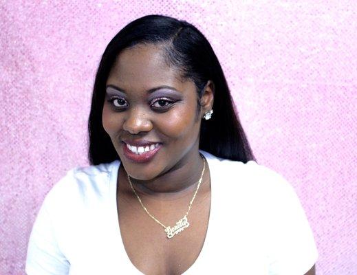 Silk Press on Natural Hair