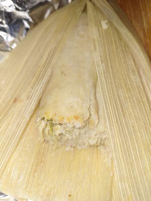 Tamale with chicken