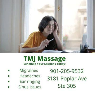 Do not have to deal with headaches and migraines. Schedule your TMJ sessions so we can keep it in check.