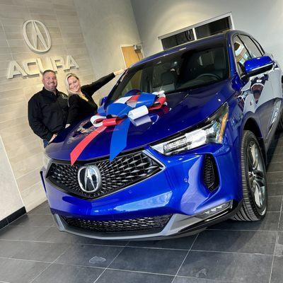 Our first (but not last) purchase at Key Acura of Reno!