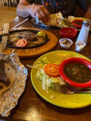 The "primo" fajitas.