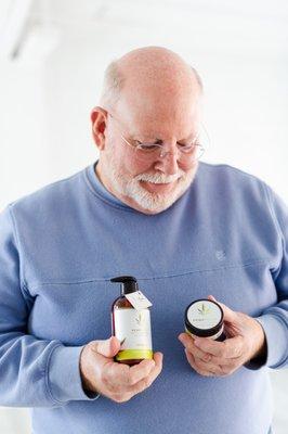 Natural, vegan, certified cruelty-free and third-party tested hemp-based CBD products!