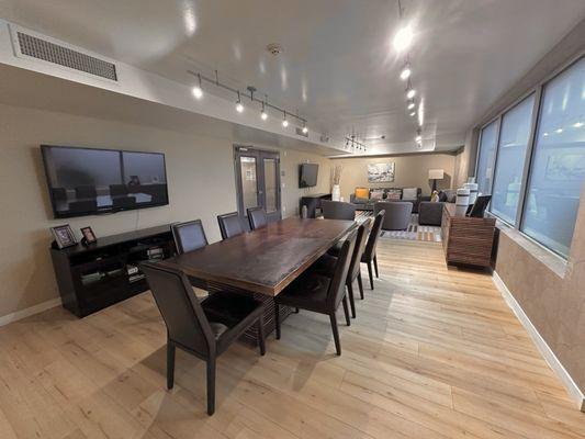 This is the available lounge for residents