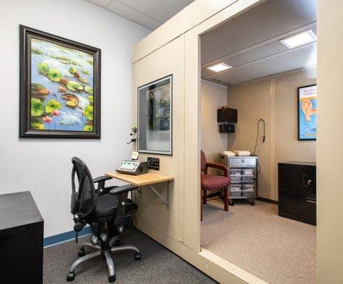 Sound booth and audiometer
