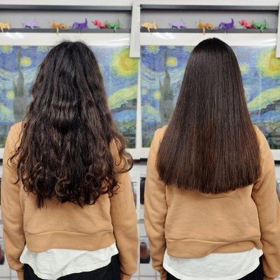 Permanent hair straightening Tampa FL Brandon FL at Sensaer