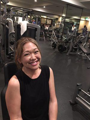 Dena's all smiles after losing 40lbs