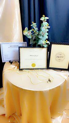 Certified Wedding Planner graduate from QC event school.