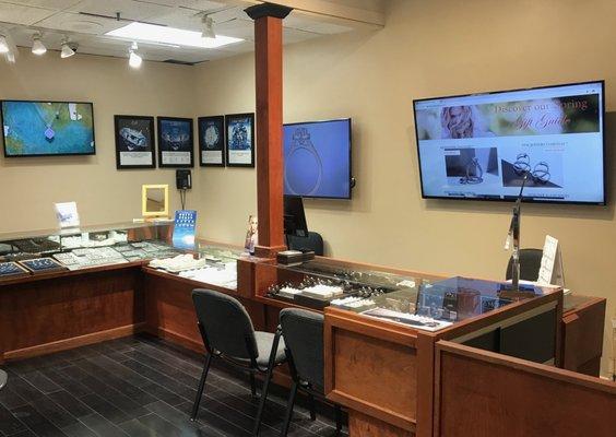 Our private but welcoming bridal area.