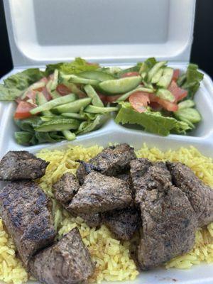 Beef Kabob Plate