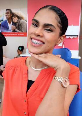 Patient in Philadelphia Dentit Office with Braces