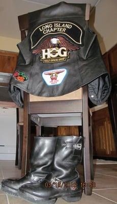 New patches and Re-Soled boots, ready to roll. :)