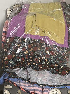 They always place clean laundry in plastic covering to protect the items when they return them.