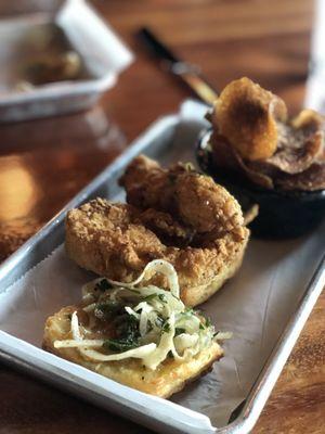 Fried chicken sandwich