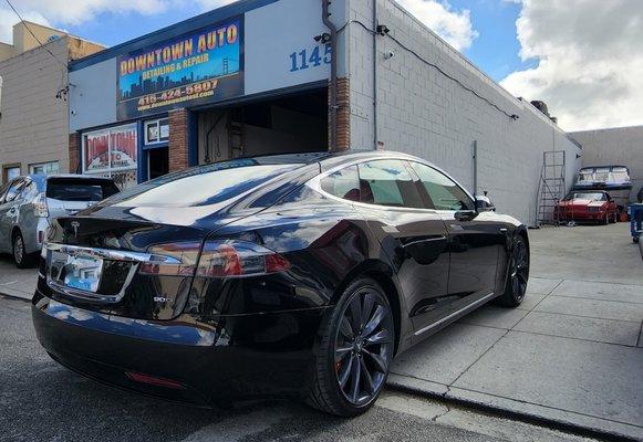 Tesla collision and Detail services
Tesla customization , Caliper paint