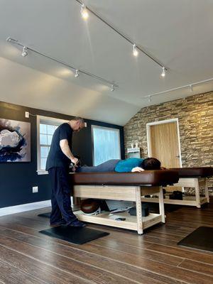 Finish every session with our percussion massage!