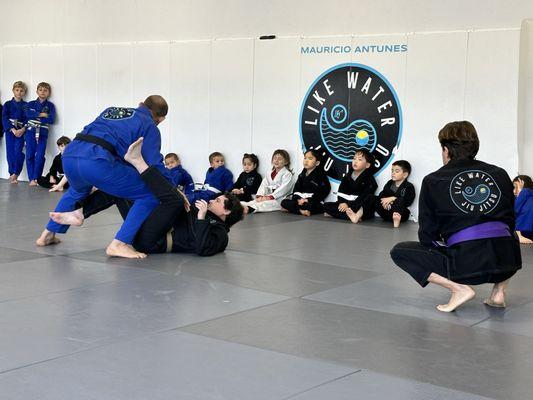 Learning new techniques with Professor.