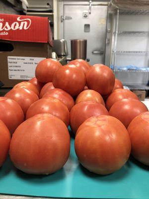 Fresh ingredients sliced everyday