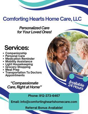Comforting Hearts Home Care