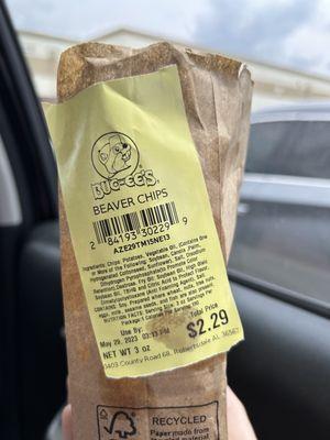 Fresh beaver chips!