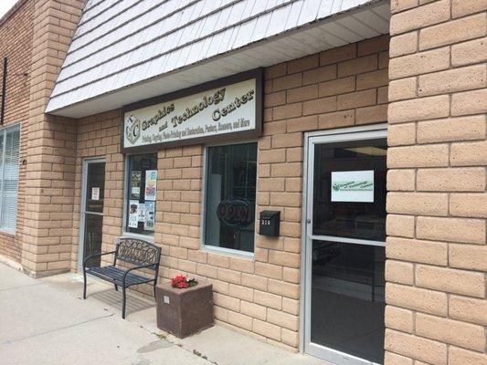 On Aultman/50 as you come into town on the west.