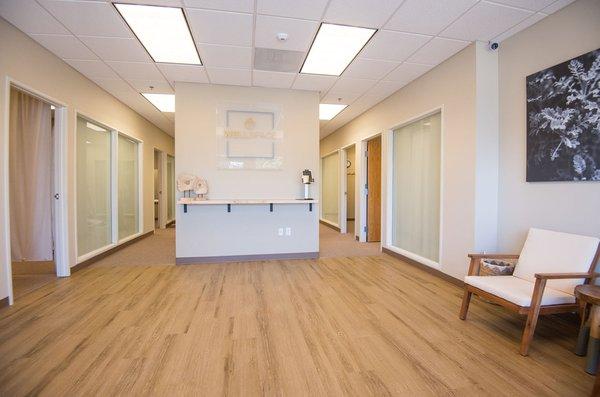 Our shared treatment spaces offer a relaxing and secure waiting room for your clients.