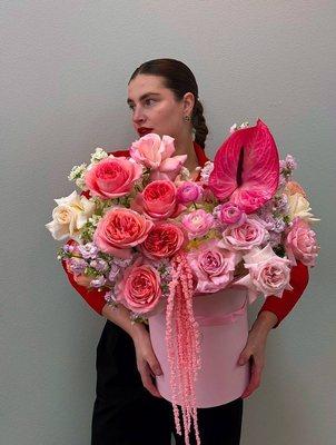 Premium Flower box, Fashion Pink