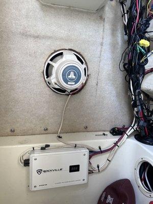 Amp installation