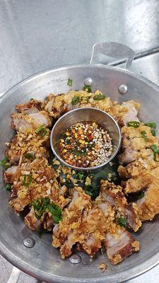 Fried pork belly