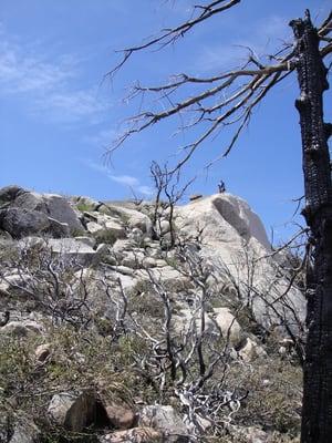 This is the the 5900 peak where I was standing.