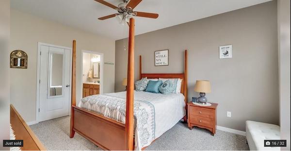 repaint master bed & bath