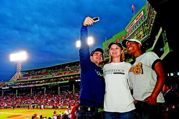 Your room at Wheelock College is a 5-minute walk to Fenway Park. What a great place to live!