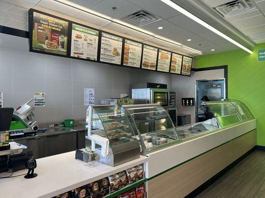 Subway Restaurant.