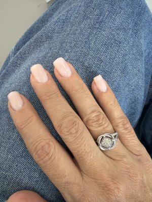 My own nails are getting better