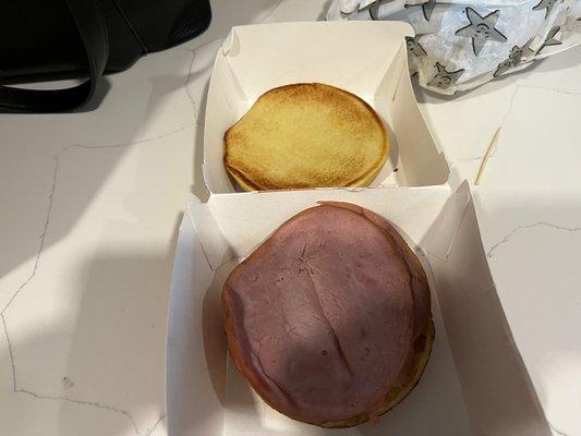 Big hot ham and cheese