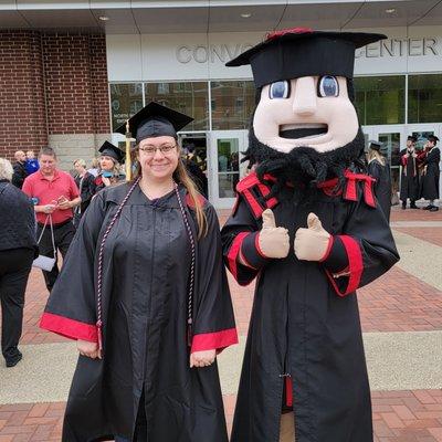 There's my little Summa Cum Laude :-) so proud!!!!!