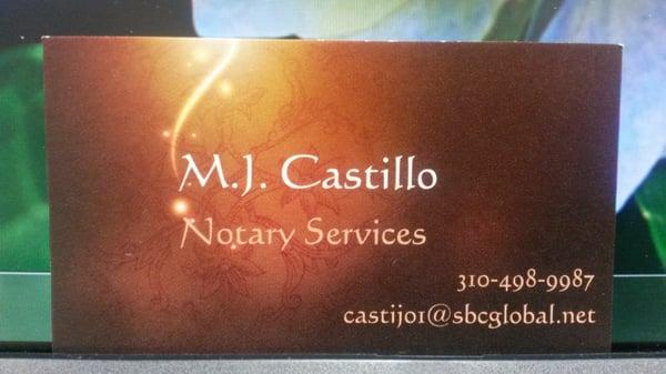 M J Notary