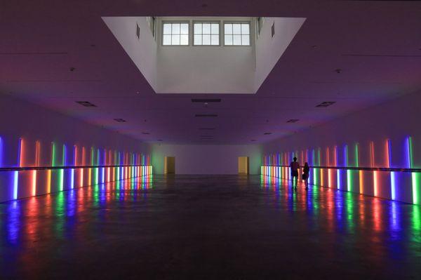 Dan Flavin Installation at Richmond Hall