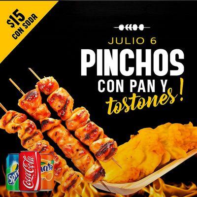 Kabob, brochetas, good specialties  We invite you on July 6th to this great gourmet event.