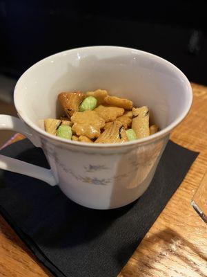 Complimentary snacks