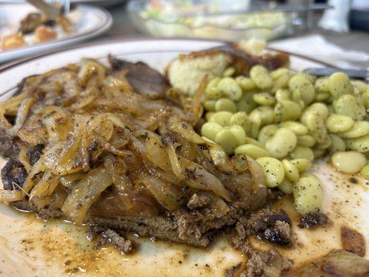 For those that like liver and onions it was really good